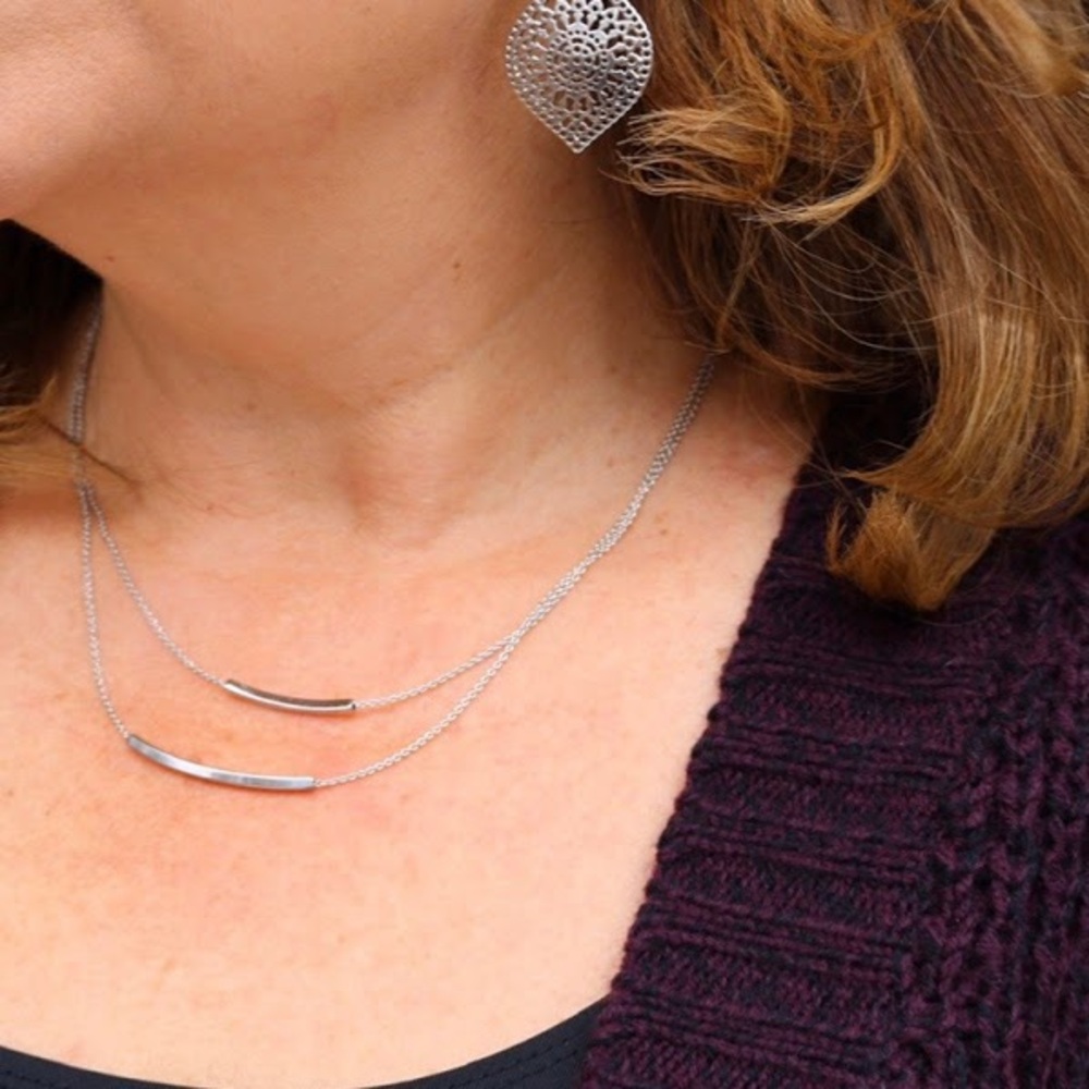 Jill‎ Michael "Elliot Pre-Layered Bar Necklace
